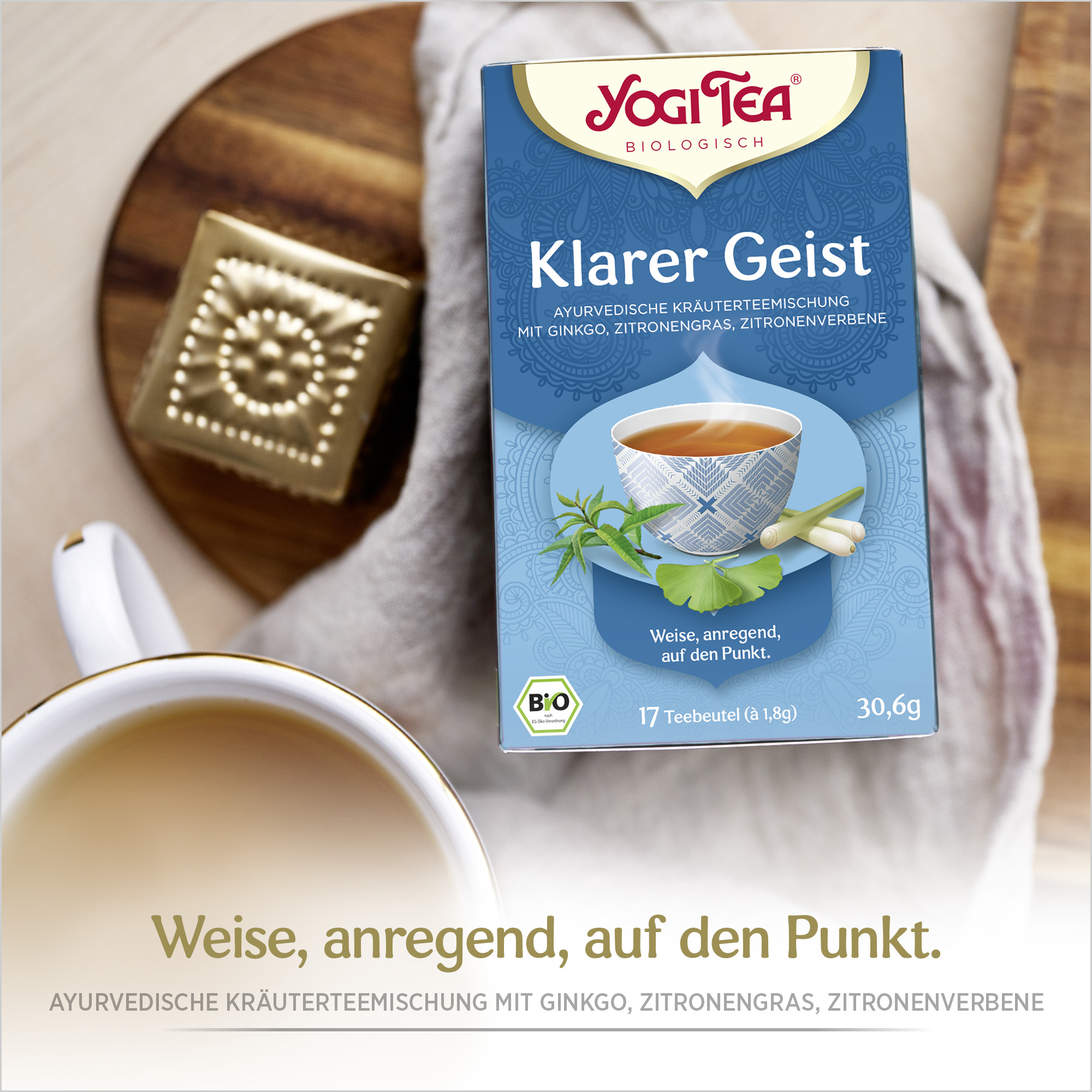 BIO YOGI TEA Klarer Geist | 17 x 1,8g
