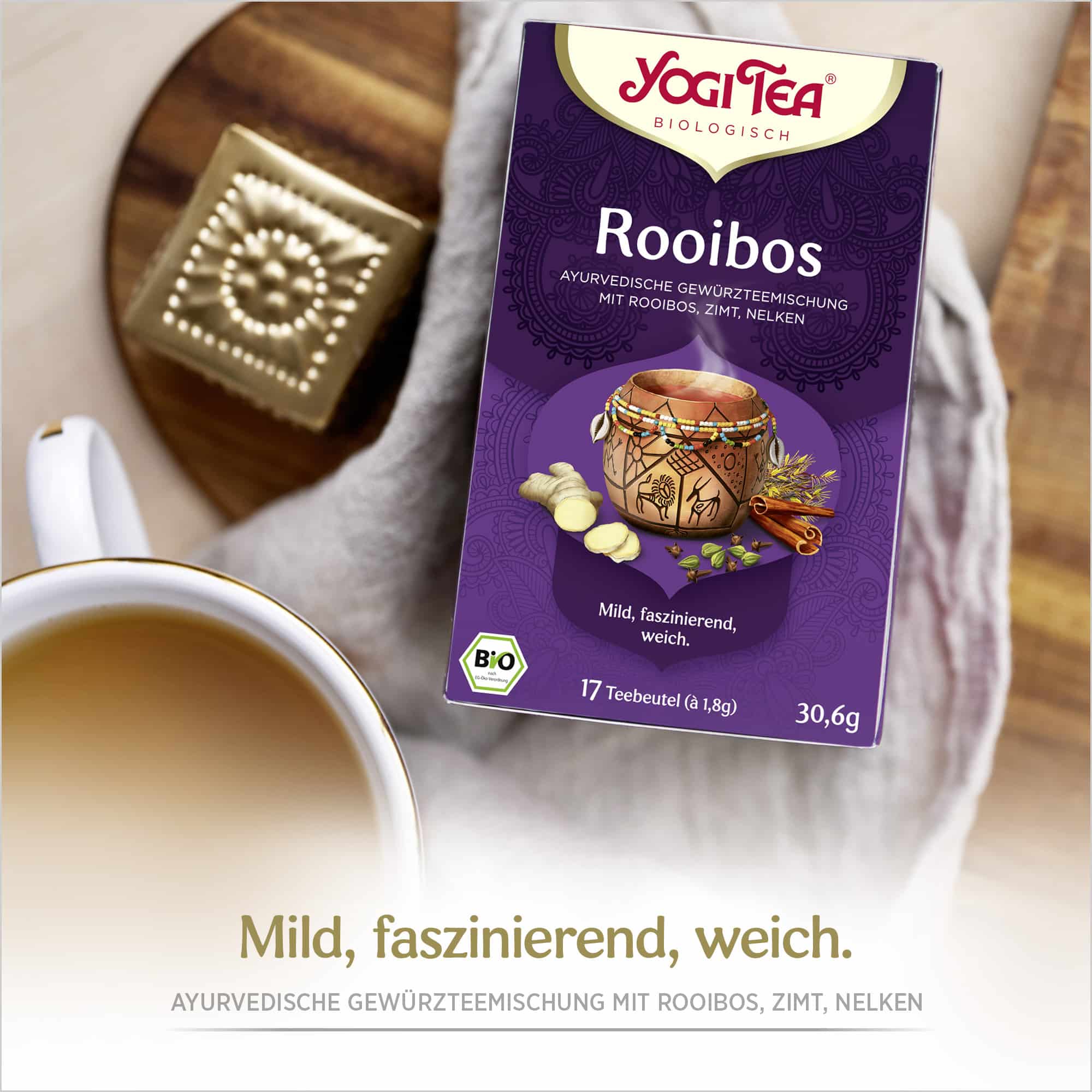 3 x BIO YOGI TEA Rooibos | 3 x 30,6g