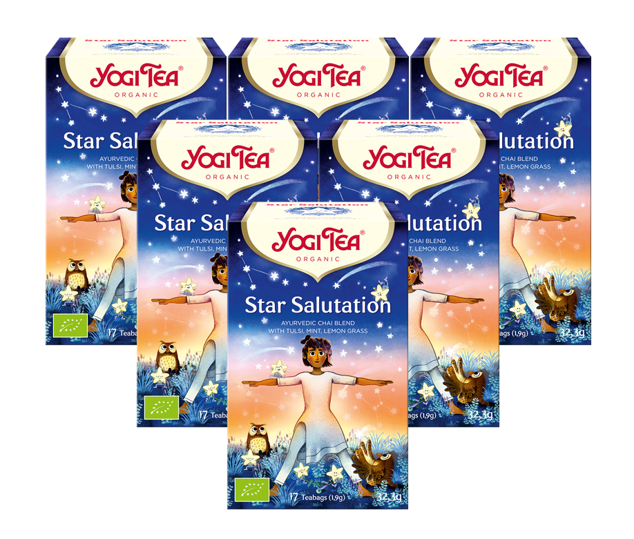 6 x YOGI TEA Star Salutation BIO | 6 x 32,3g