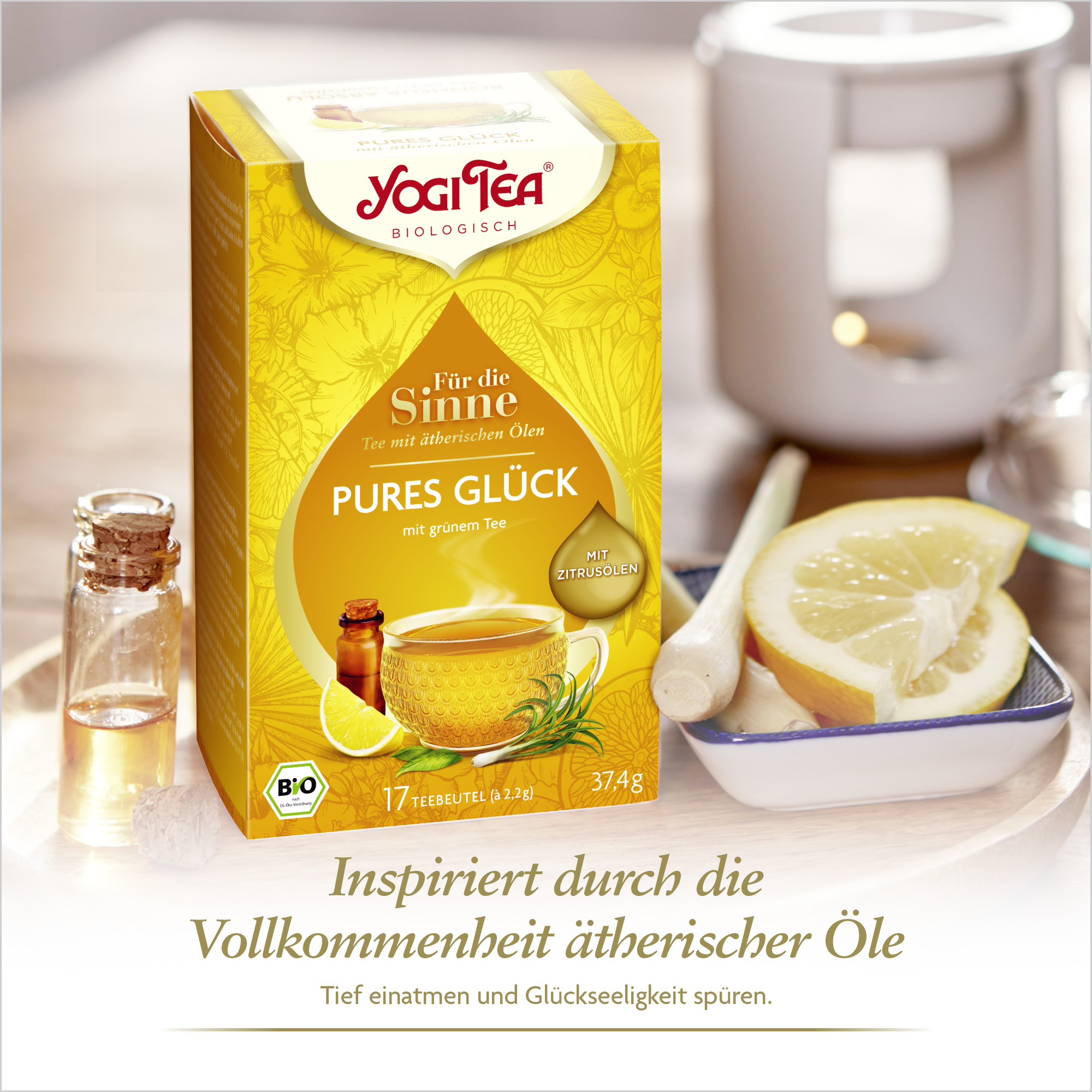 3 x BIO YOGI TEA FTS Pures Glück | 3x37,4g 