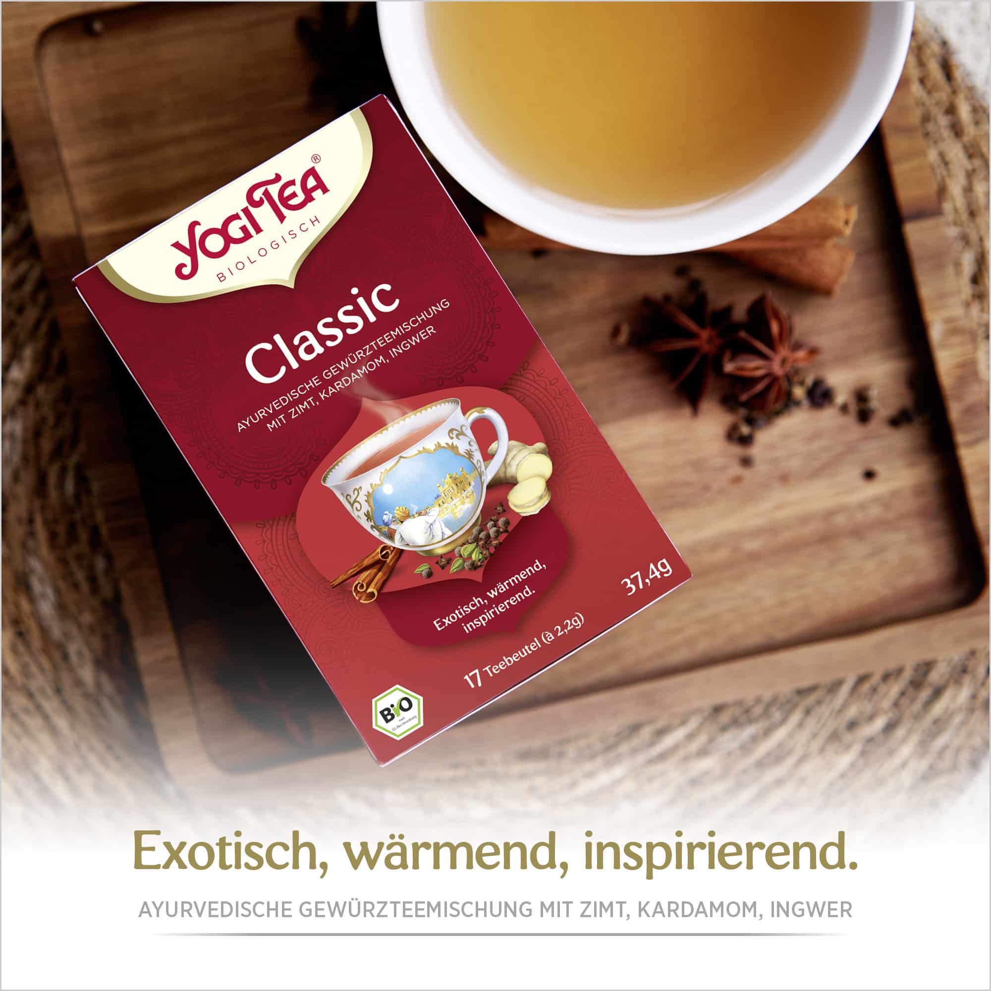 6x BIO YOGI TEA Classic Chai | 6 x 37,4g