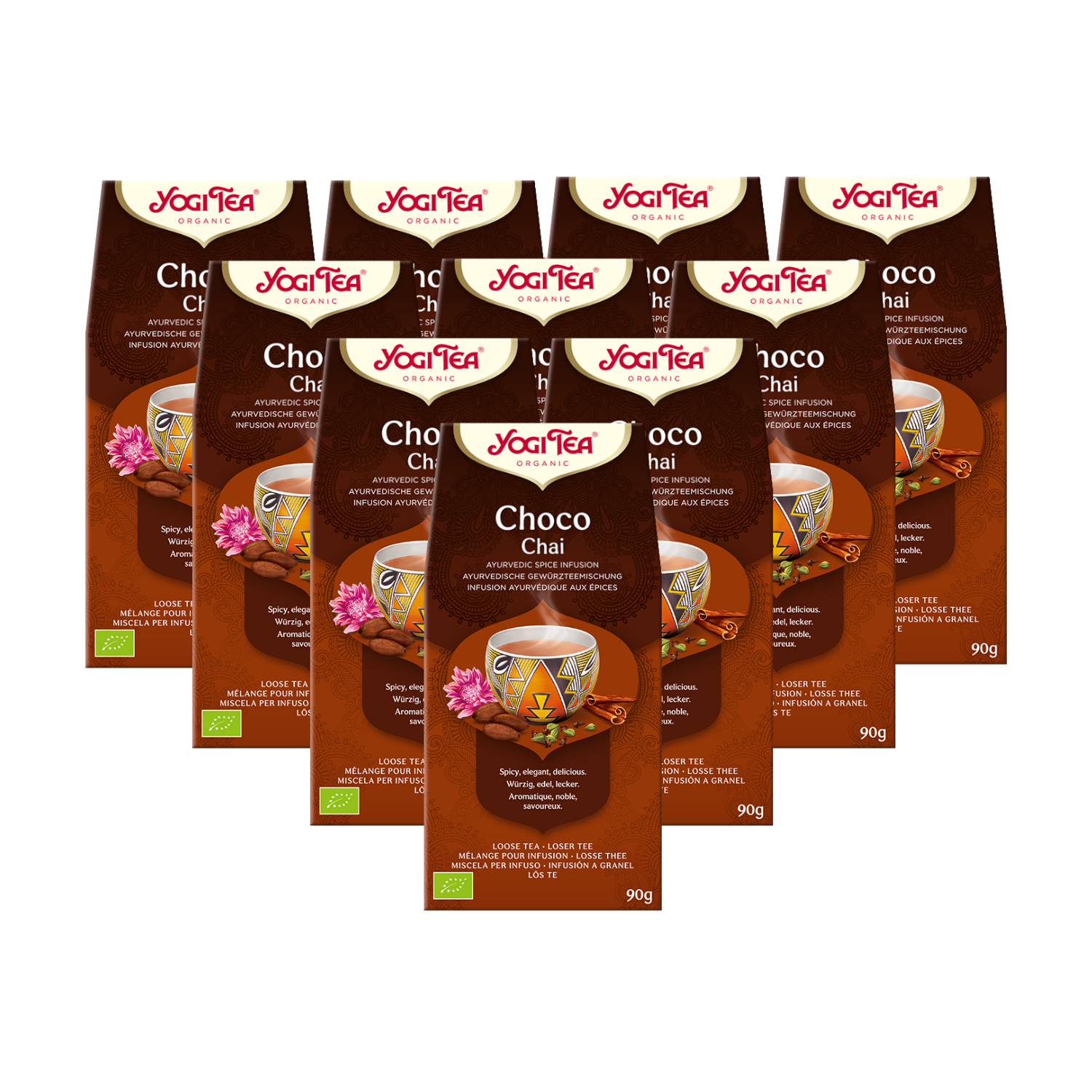 10 x BIO YOGI TEA Choco Chai | 10 x 90 g lose 