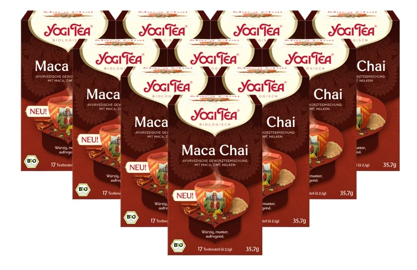 10 x BIO YOGI TEA Maca Chai | 10 x 35,7g 