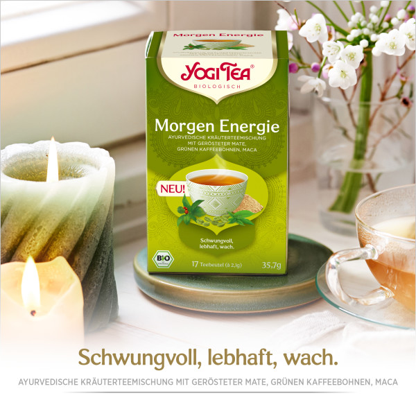 3 x YOGI TEA Morgen Energie BIO | 3 x 35,7g