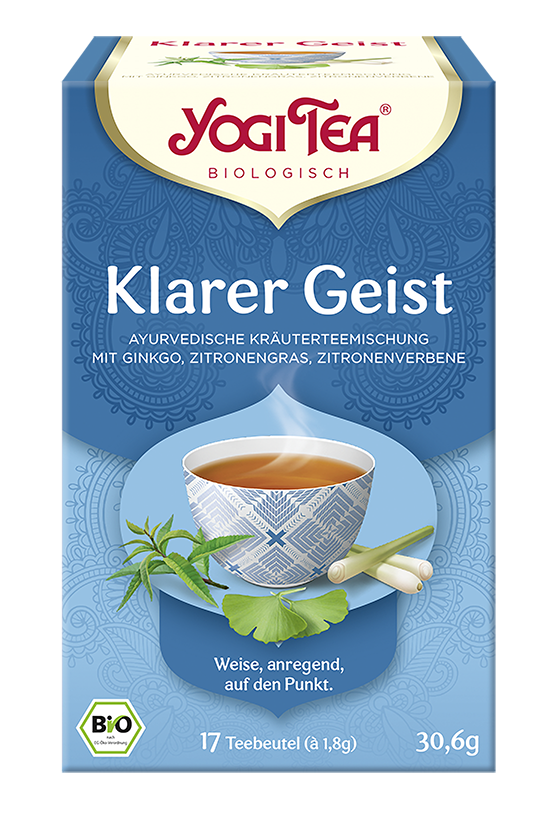 BIO YOGI TEA Klarer Geist | 17 x 1,8g