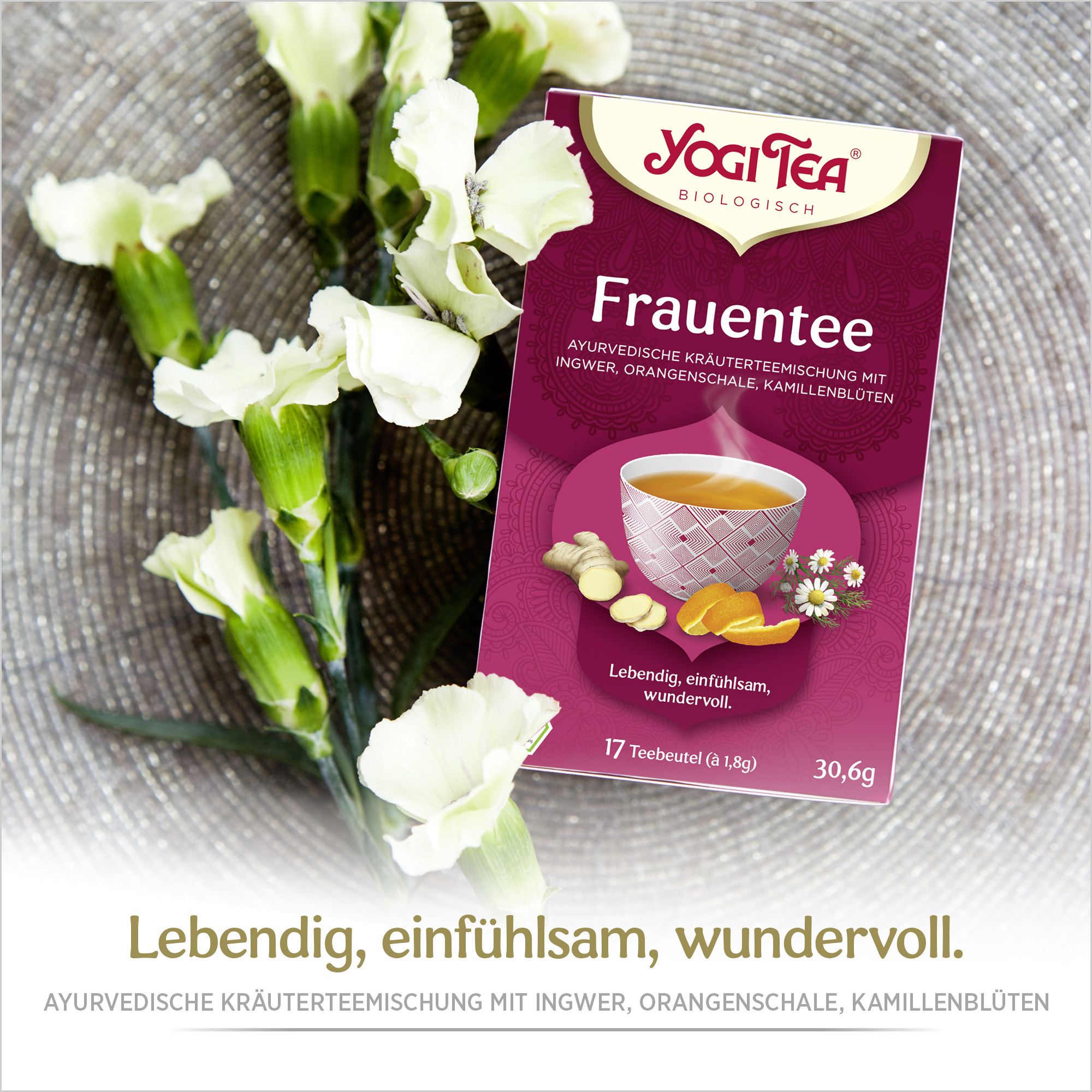 BIO YOGI TEA Frauentee | 17 x 1,8g 