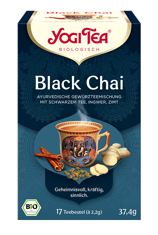 BIO YOGI TEA Black Chai | 17 x 2,2g