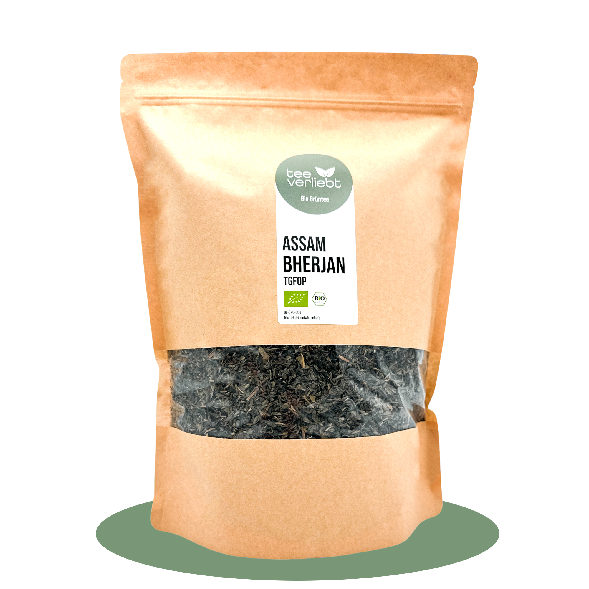 BIO Assam Bherjan TGFOP Grüntee | 1kg
