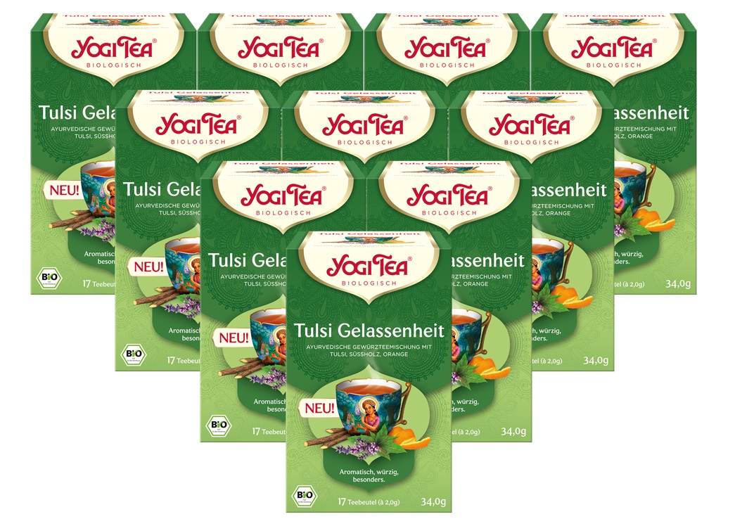 10 x BIO YOGI TEA Tulsi Gelassenheit | 10 x 34g