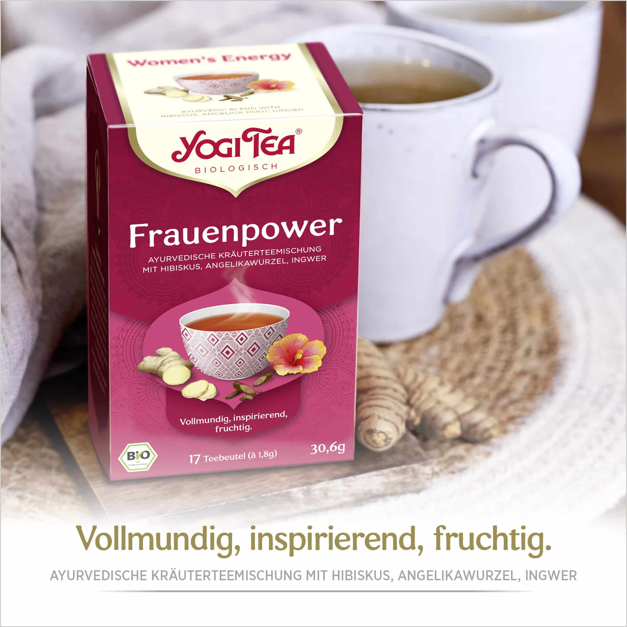 3 x BIO YOGI TEA Frauenpower | 3 x 30,6g 
