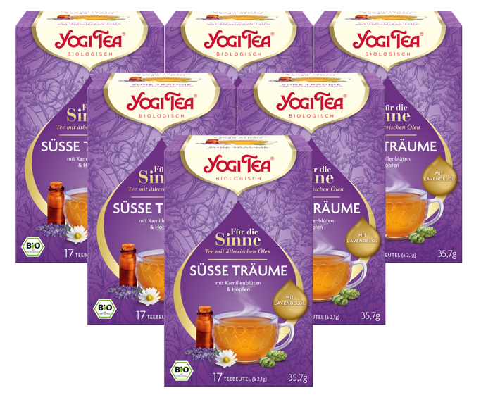 6 x BIO YOGI TEA FTS Süsse Träume | 6 x 35,7g
