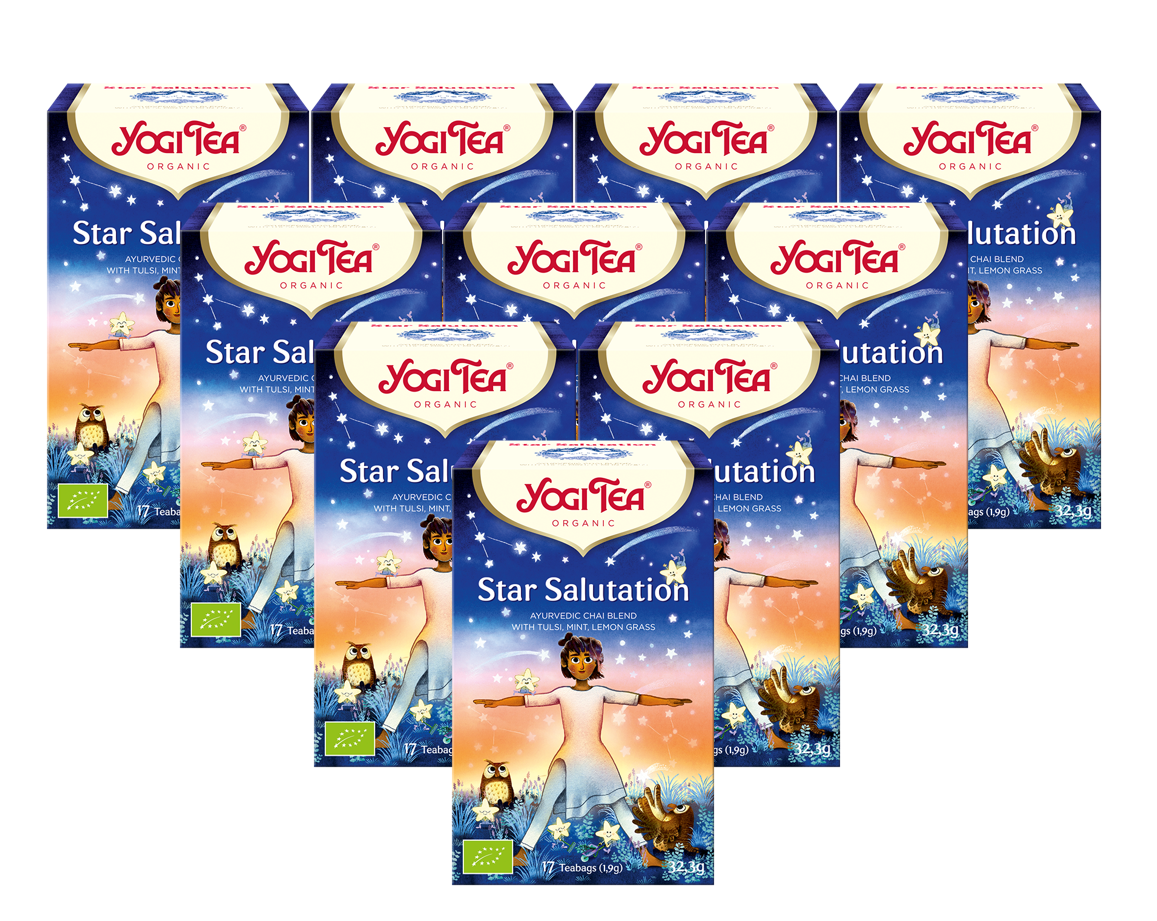 10 x YOGI TEA Star Salutation BIO | 10 x 32,3g