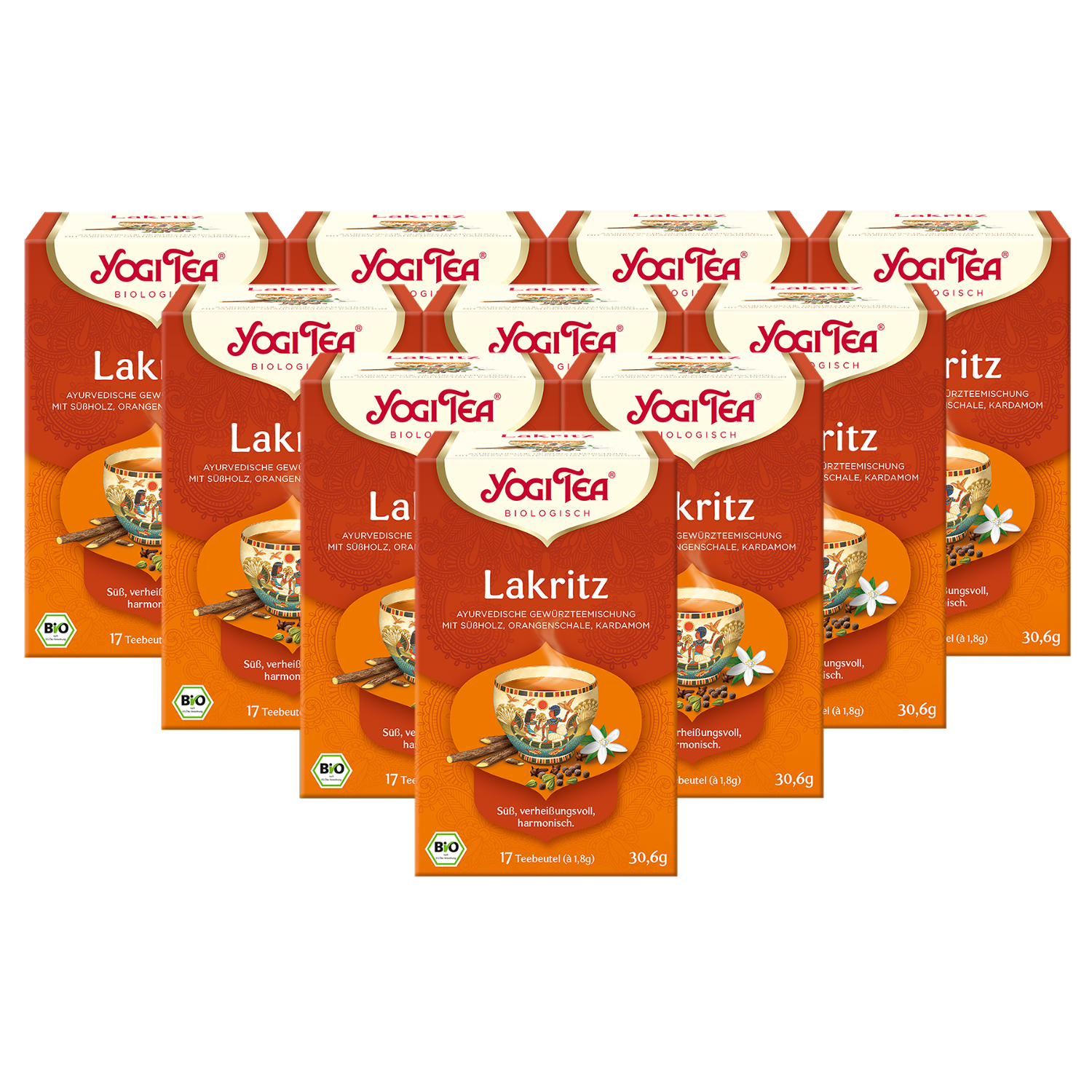 10 x BIO YOGI Süßes Wohlgefühl (Lakritz) | 10 x 30,6g