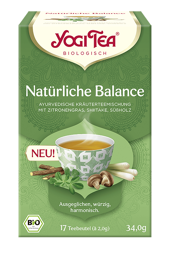 BIO YOGI TEA Natürliche Balance | 17 x 2g