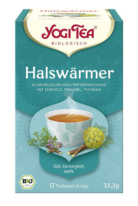 BIO YOGI TEA Halswärmer | 17 x 1,8g