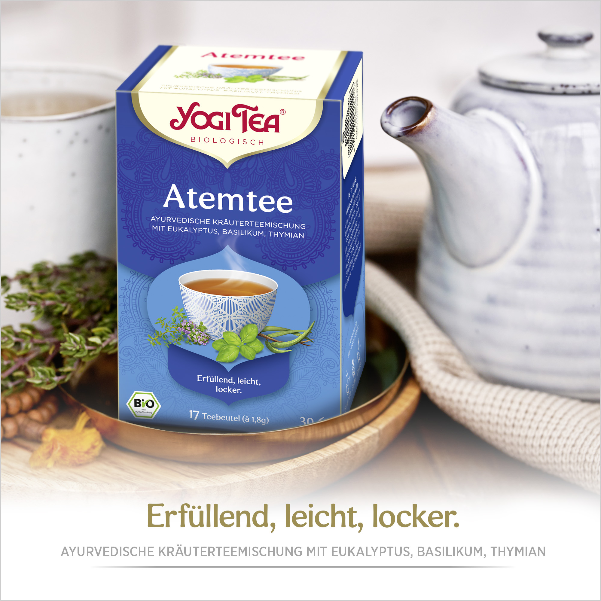 BIO YOGI TEA Atemtee | 17 x 1,8g