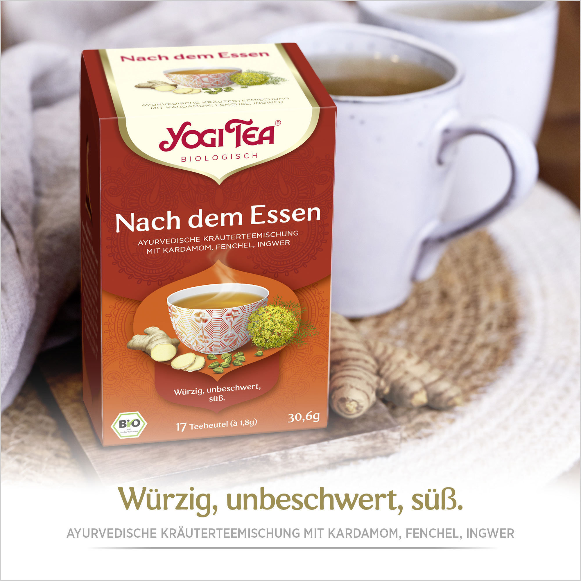 6 x BIO YOGI TEA Nach dem Essen | 6 x 30,6g 