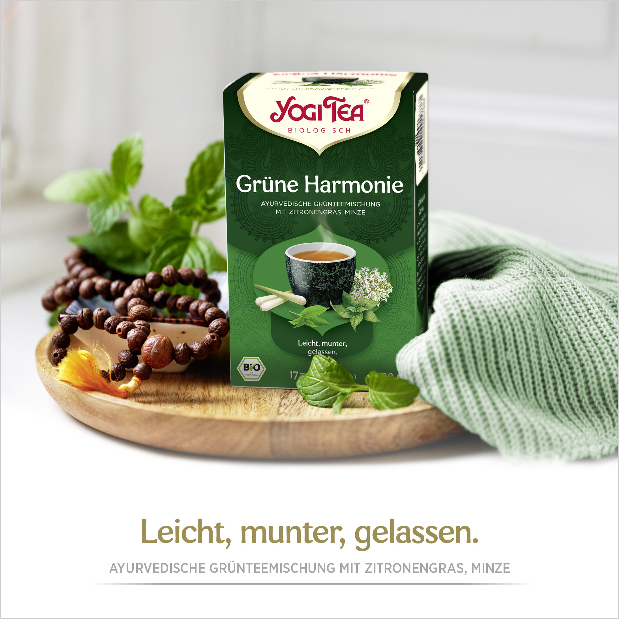 6x BIO YOGI TEA Grüne Harmonie | 6 x 30,6g 