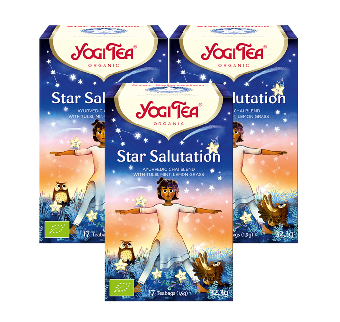 3 x YOGI TEA Star Salutation BIO | 3 x 32,3g
