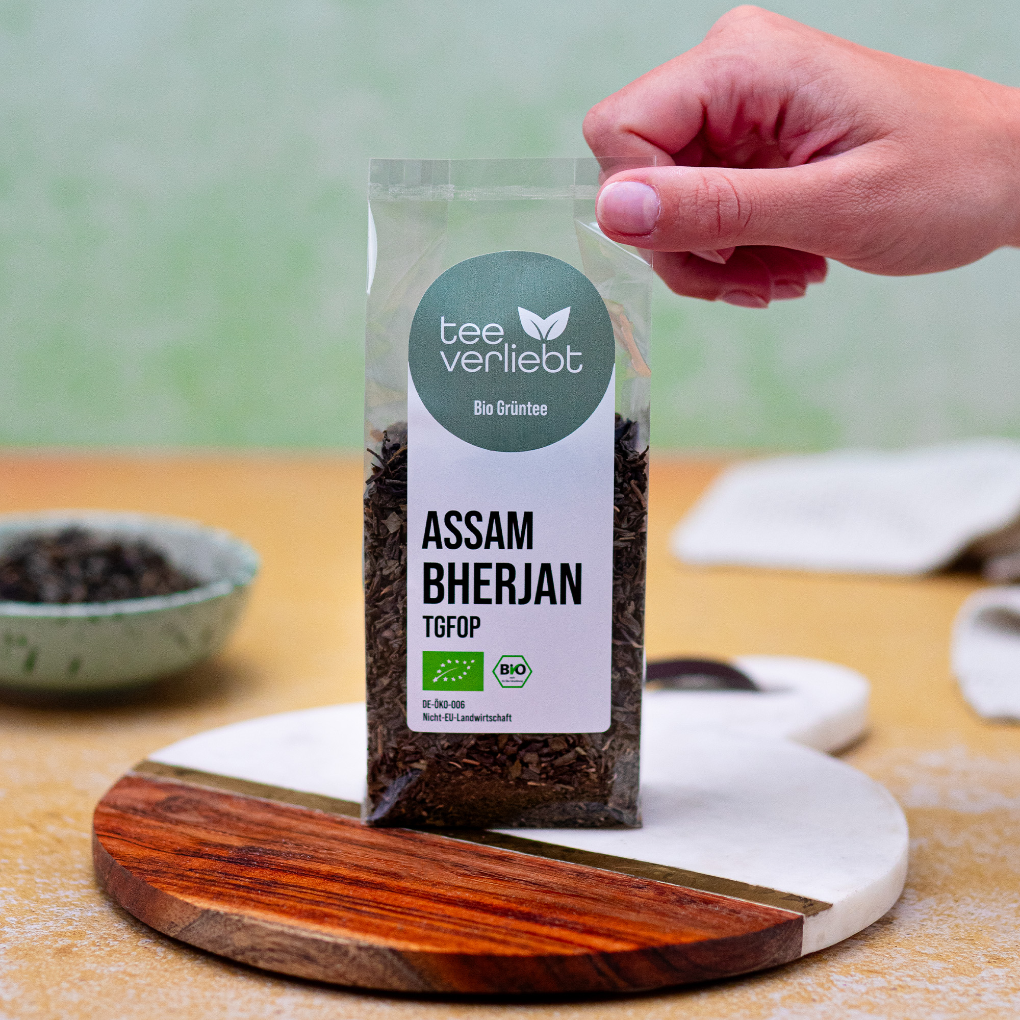 BIO Assam Bherjan TGFOP Grüntee | 90g