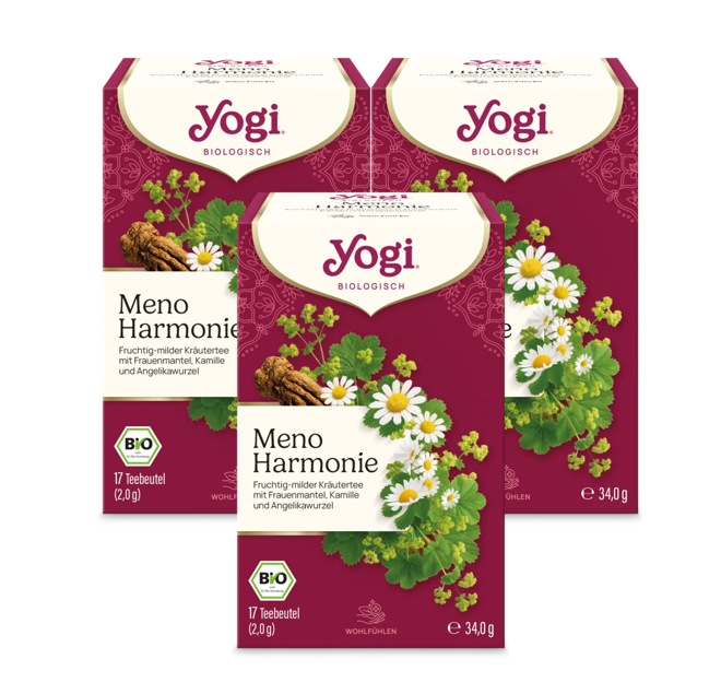 3x YOGI TEA Meno Harmonie BIO | 3x34,0 g